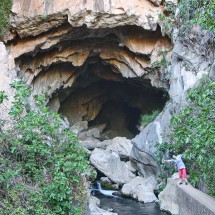 Marion with the cave Cueva de Gato